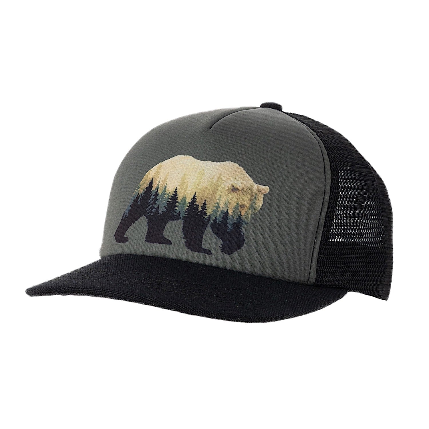 Ambler Grizzly Trucker Hat - Black