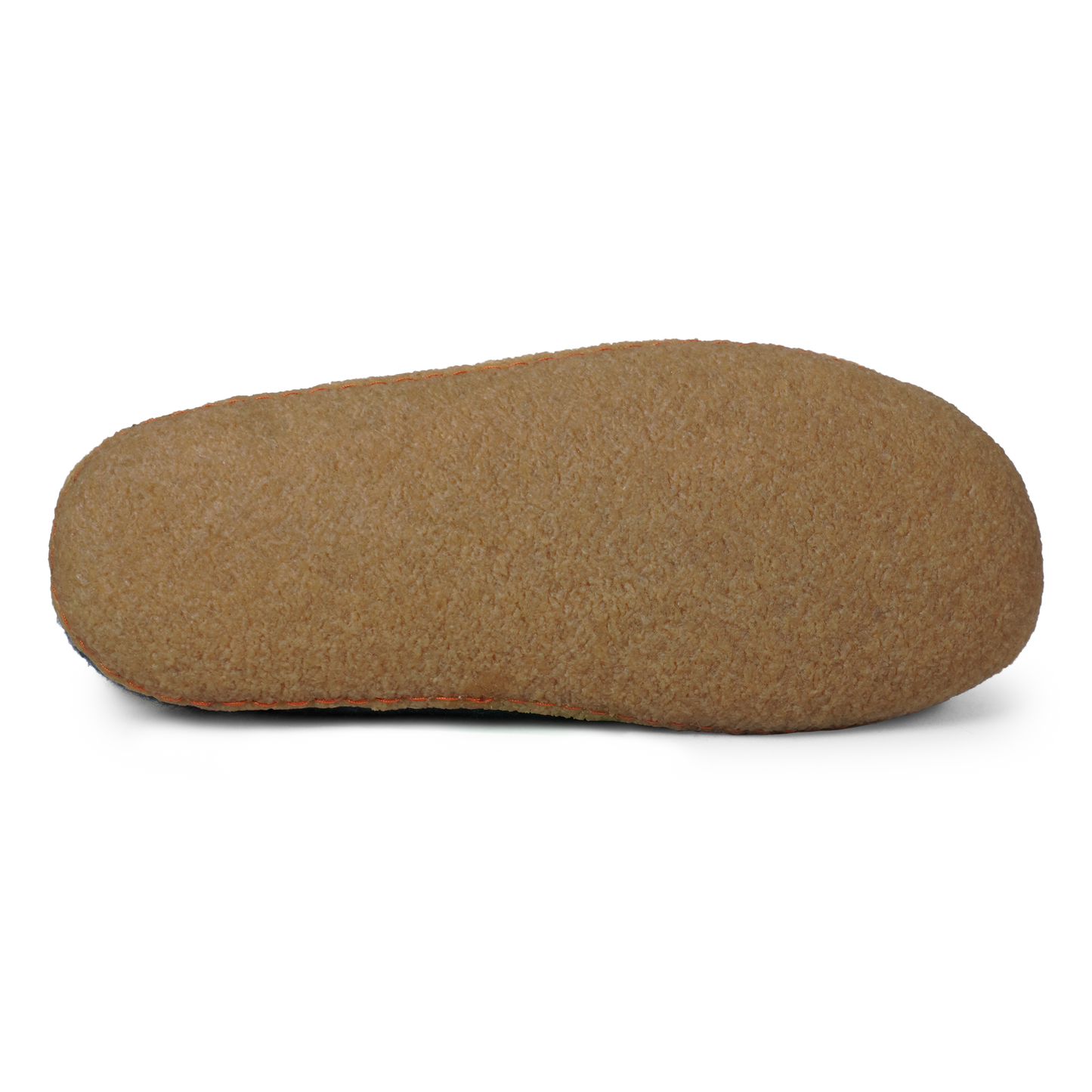 Ambler Halcyon wool slippers bottom - natural rubber sole.