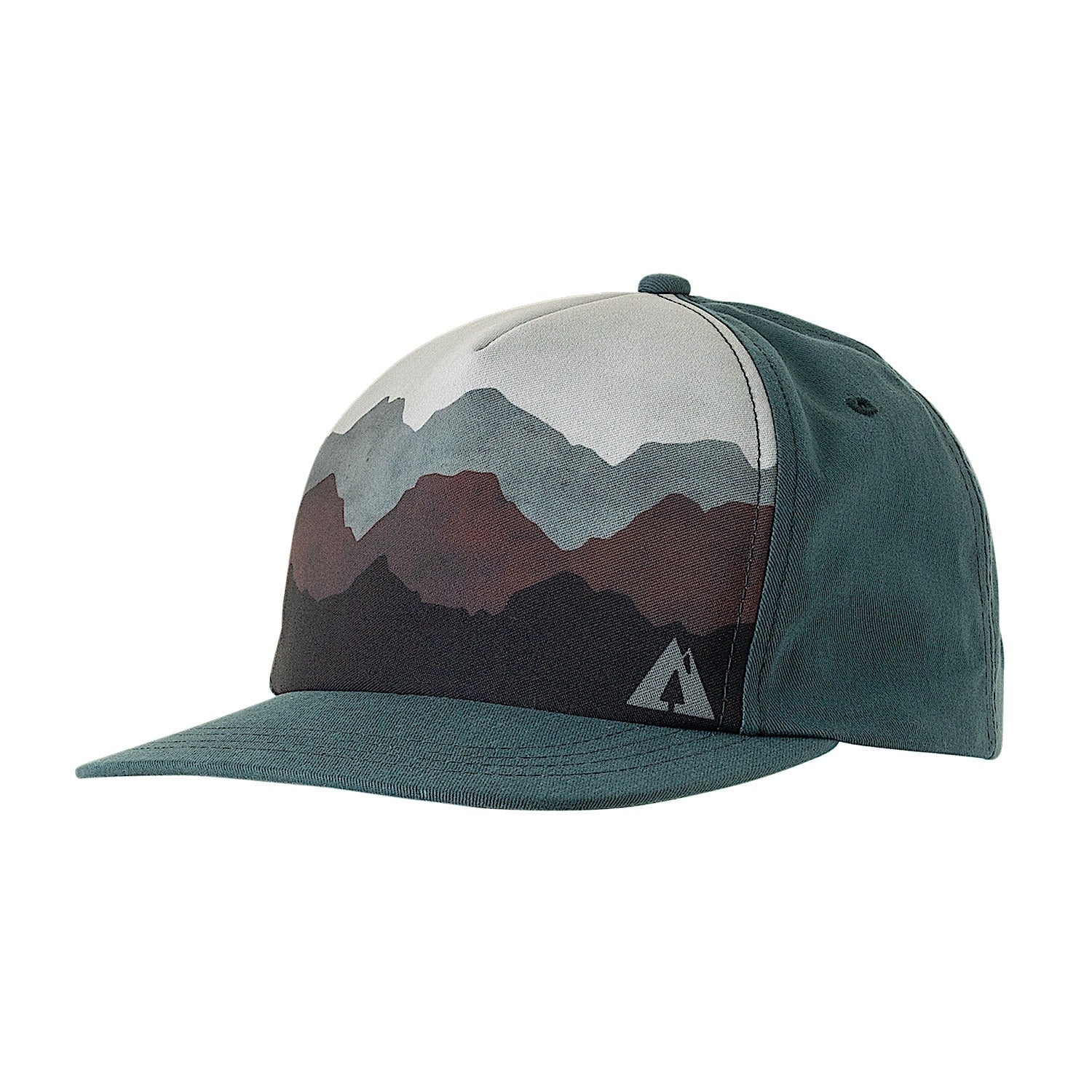 Ambler Mountain Scapes Snapback Hat - Mallard Green