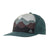 Ambler Mountain Scapes Snapback Hat - Mallard Green