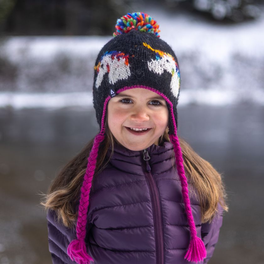 Ambler Kids Toque - Creatures - Heather Charcoal main image 0