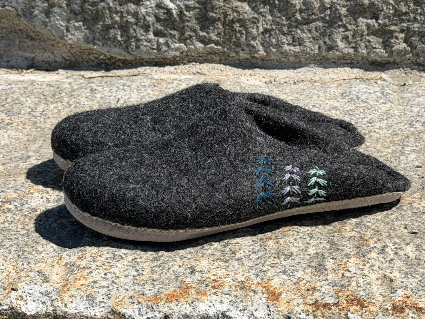 Hand-Felted Wool Slippers | Sample Sale, 50% Off