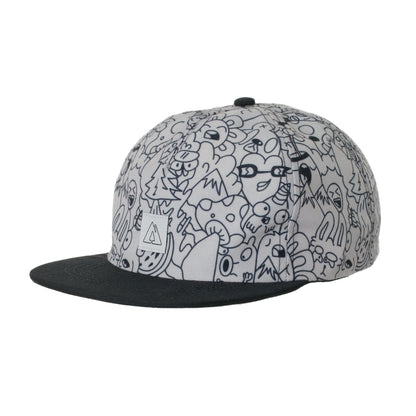 Ambler 5 Panel Hat Cassius Greyscale