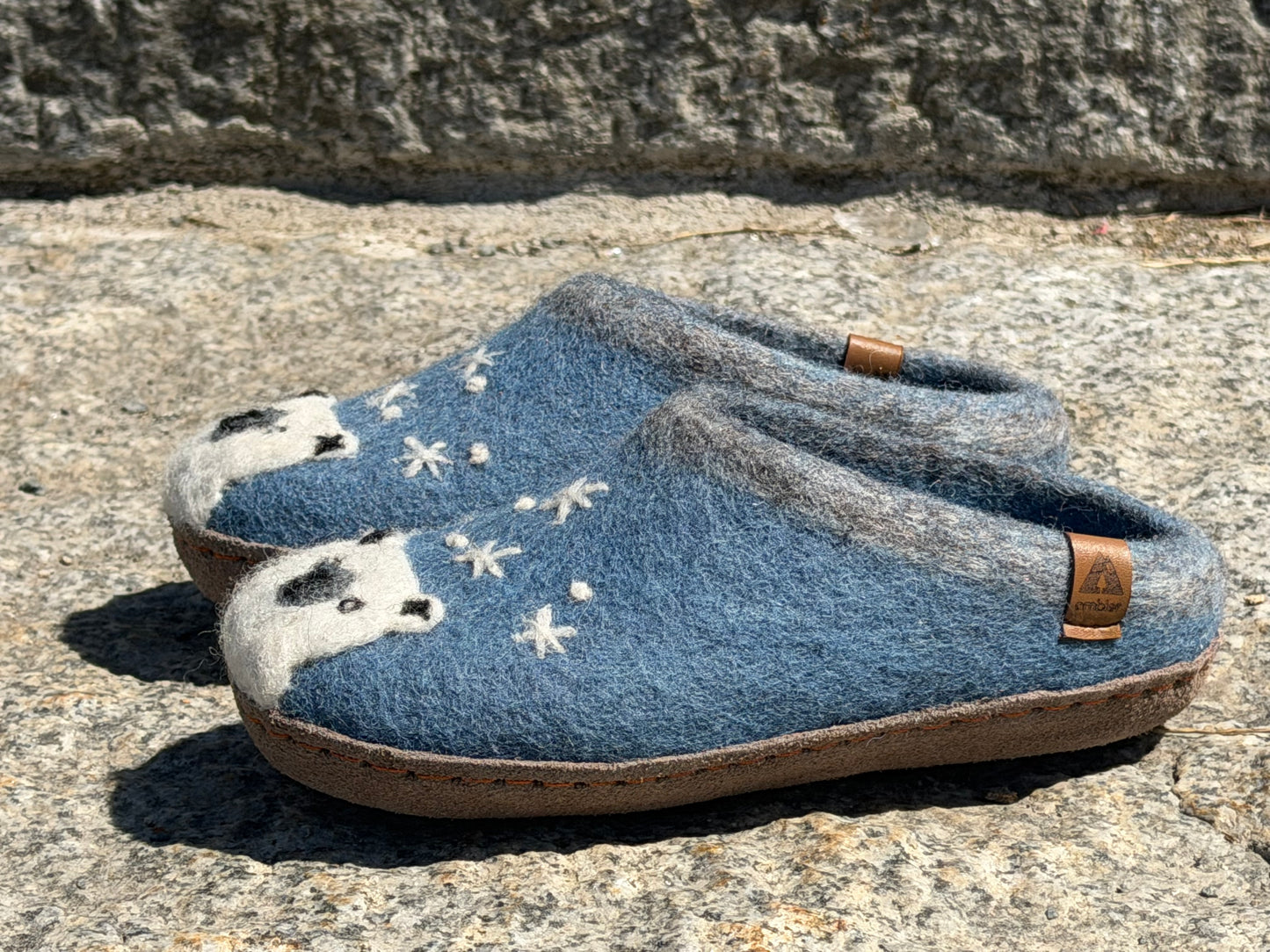 Hand-Felted Wool Slippers | Sample Sale, 50% Off