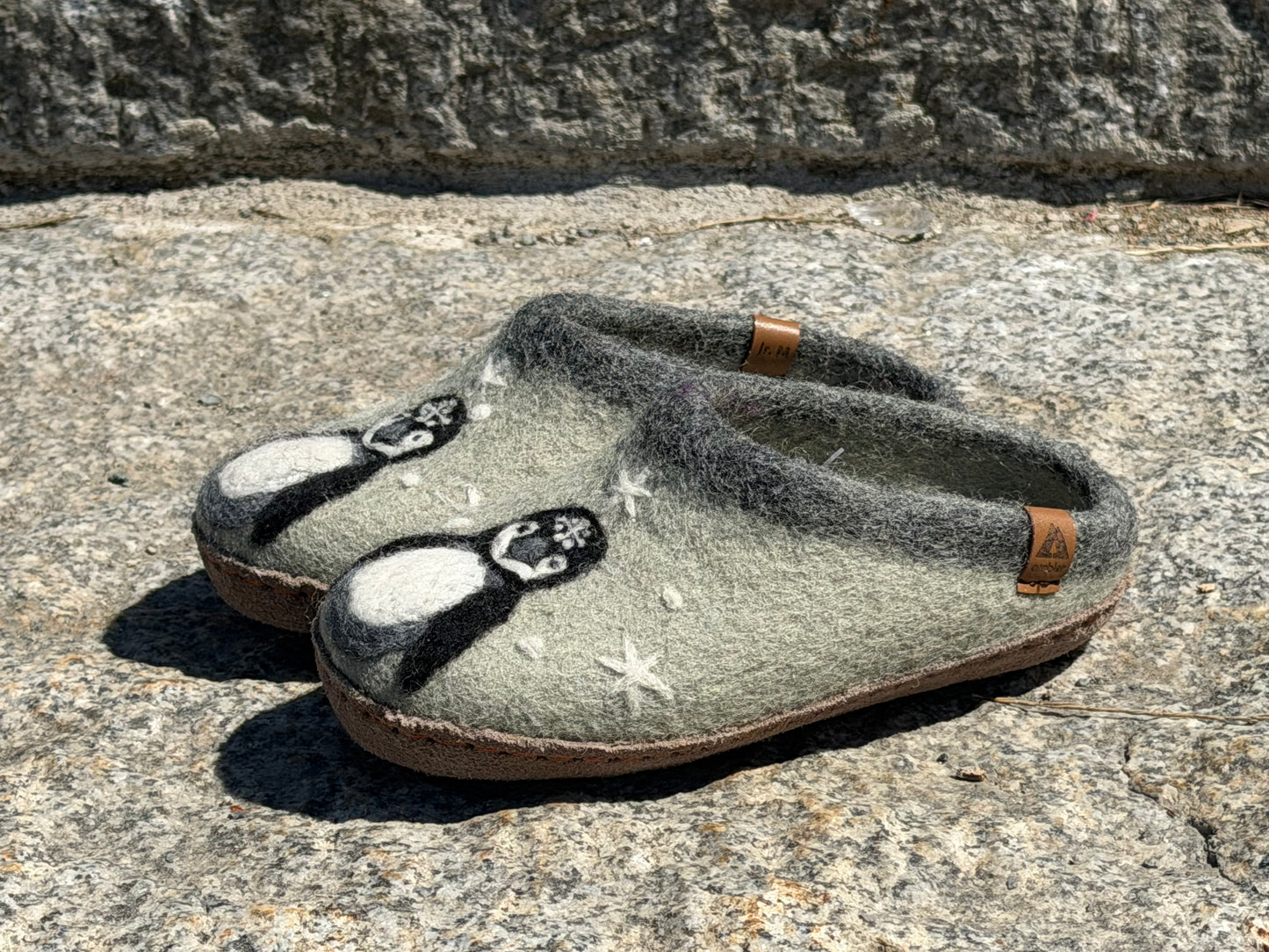 Hand-Felted Wool Slippers | Sample Sale, 50% Off