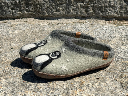 Hand-Felted Wool Slippers | Sample Sale, 50% Off
