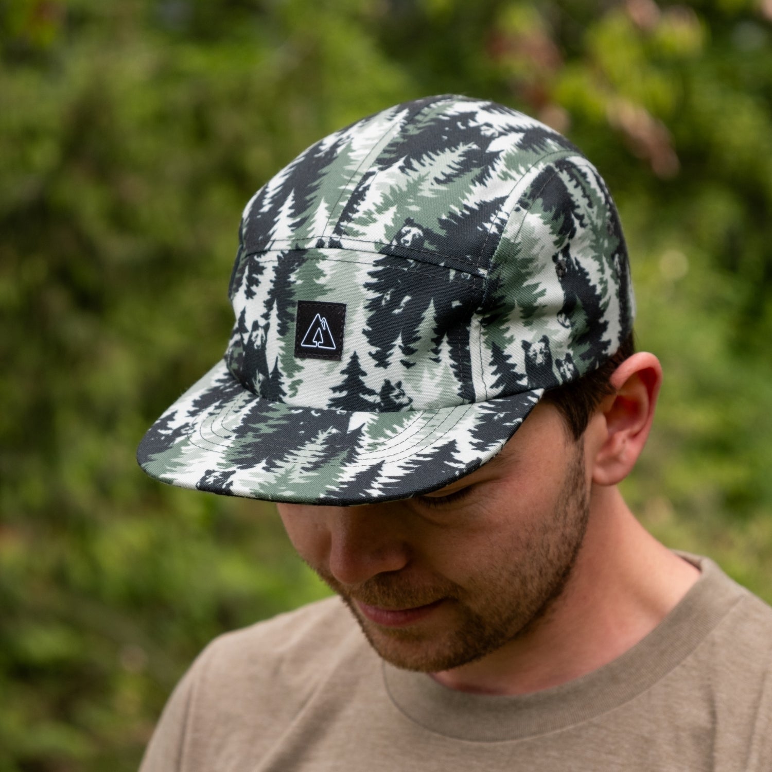 Ambler Taylor 5 Panel Hat Bear Camo