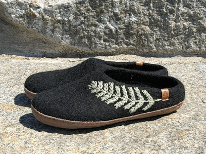 Hand-Felted Wool Slippers | Sample Sale, 50% Off
