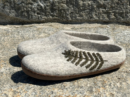 Hand-Felted Wool Slippers | Sample Sale, 50% Off