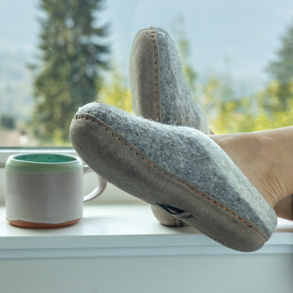 Slocan Hand-Felted Wool Slipper