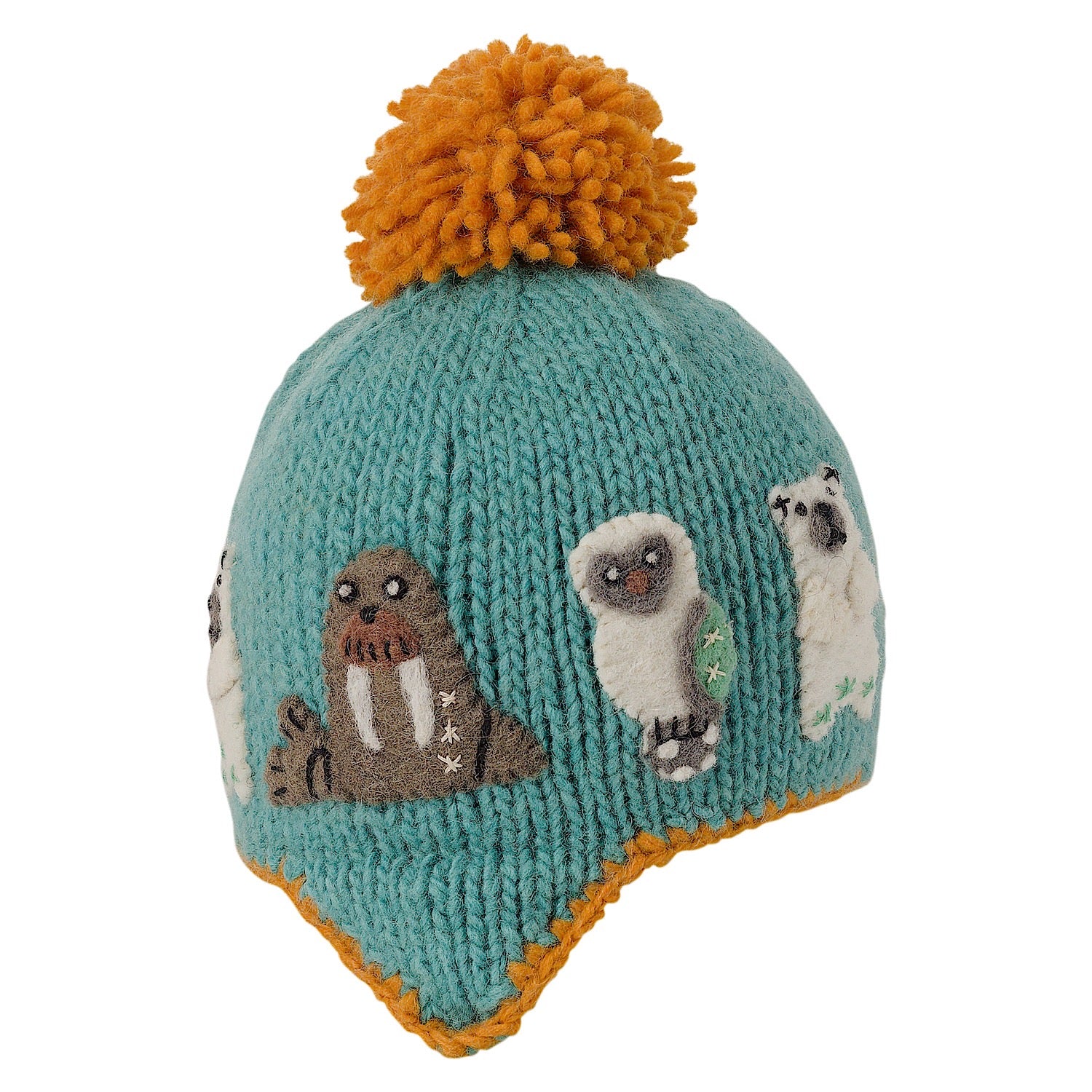 Snowflake Kids' Toque - Sea Green Snowflake Kids' Toque - Sea Green
