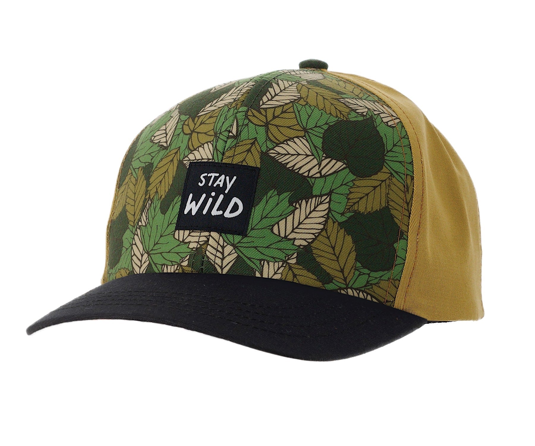 Ambler Stay Wild Kids' Hat - Leaf Camo
